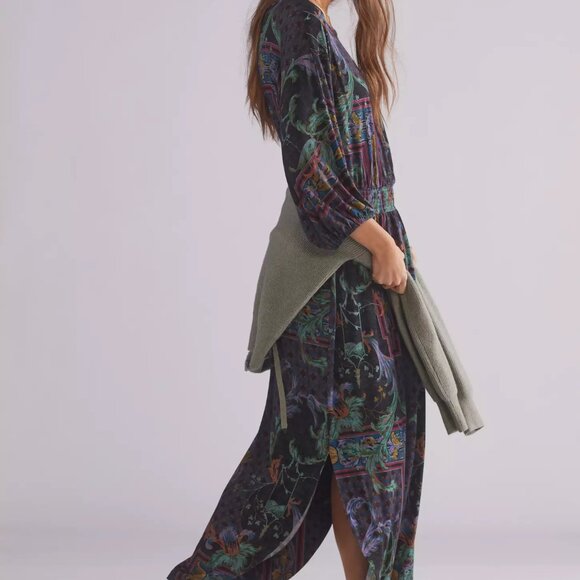 Anthropologie x Daily Practice Dolman Sleeved Maxi Dress - Size Small - Picture 3 of 10